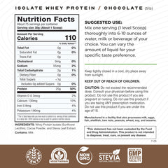 Muscle Feast ingredients label highlights gluten-free and keto-friendly formula