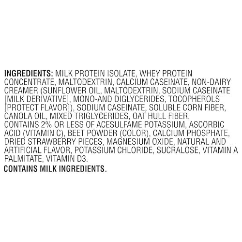 Muscle Milk powder breakfast setup offers an energizing start.