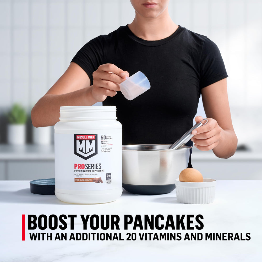 Muscle Milk Pro Series Intense Vanilla ingredients list shows high-quality protein