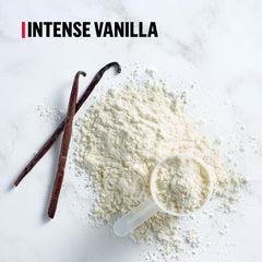 Muscle Milk Pro Series Intense Vanilla scoop inside for a quick protein boost
