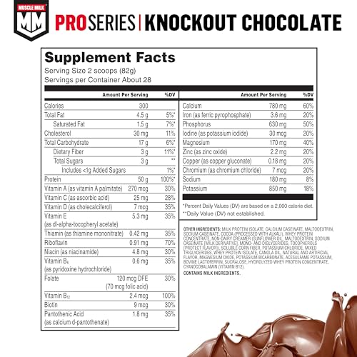 Muscle Milk Pro Series scoop with powder ready to mix after training.