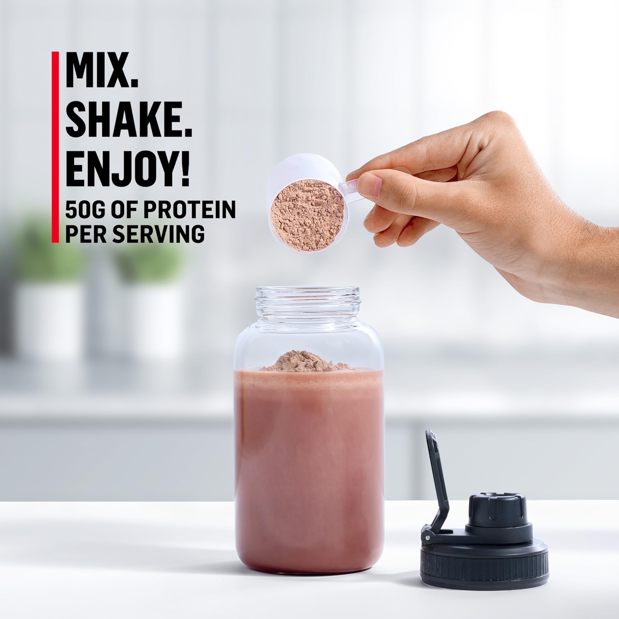 Muscle Milk Pro Series shake served in a glass, versatile nutrition option.