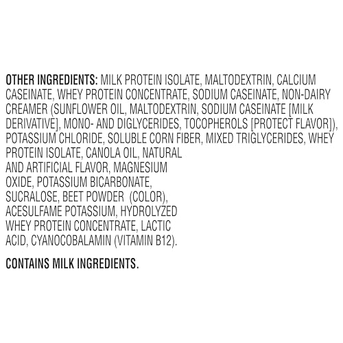 Muscle Milk Pro Series Slammin' Strawberry protein shake close-up