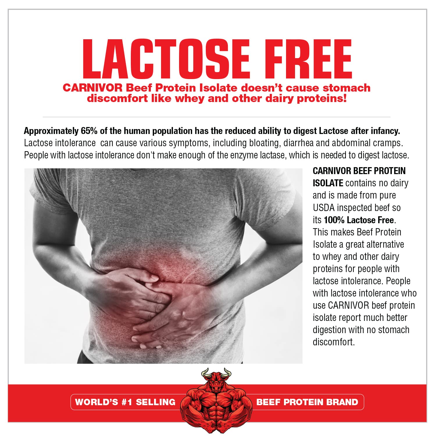 MuscleMeds CARNIVOR BPI label close-up confirms halal certification and sugar-free formula