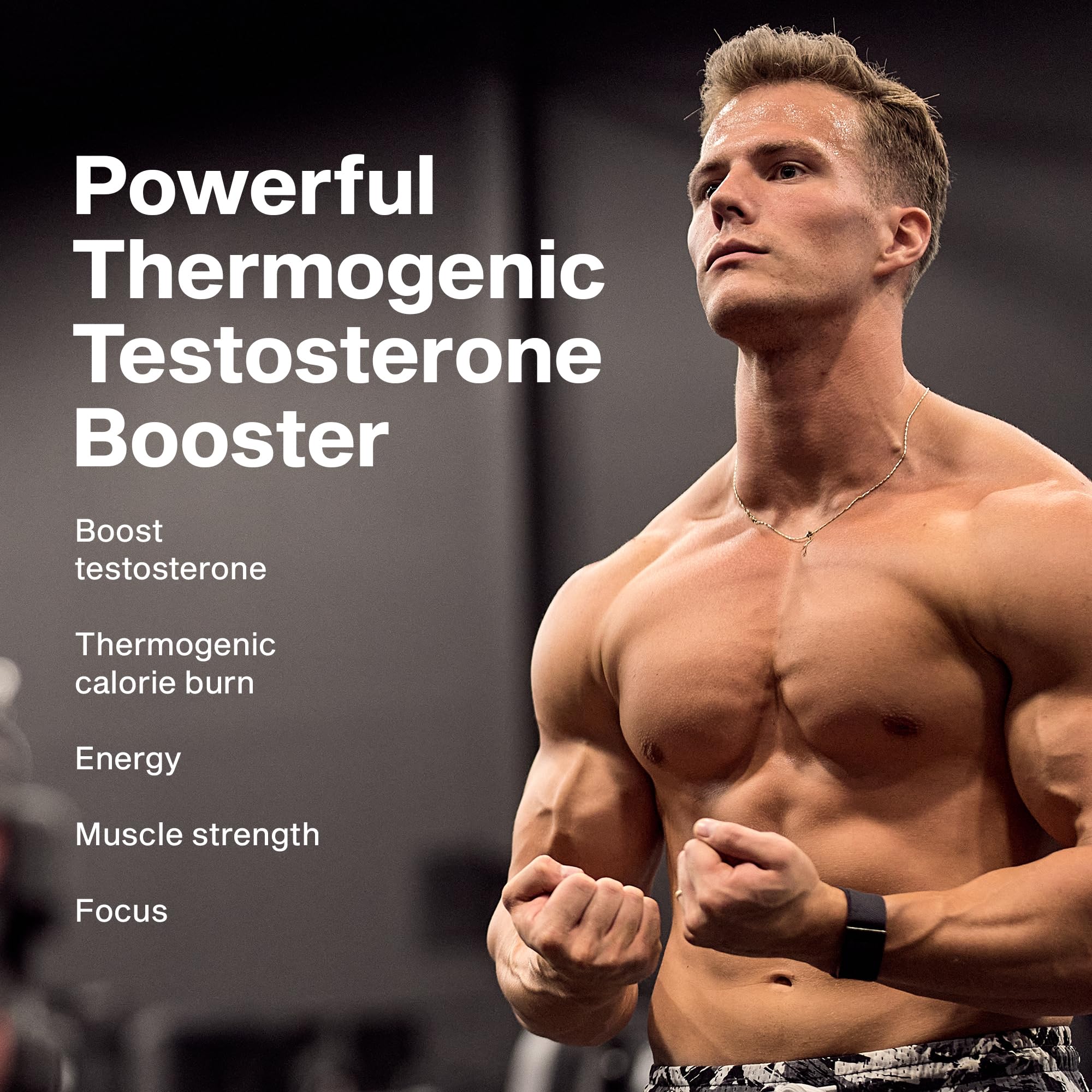MuscleTech AlphaTest Thermo capsules ready for daily use.