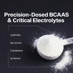MuscleTech Amino Build scoop for precise BCAA dosing.