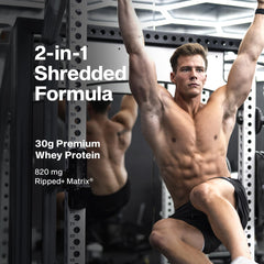 Whey peptides and isolate in Nitro-Tech Ripped formula for fast absorption