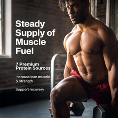 Muscletech Platinum 8-Hour bottle with Vanilla Cake flavor for everyday fueling.