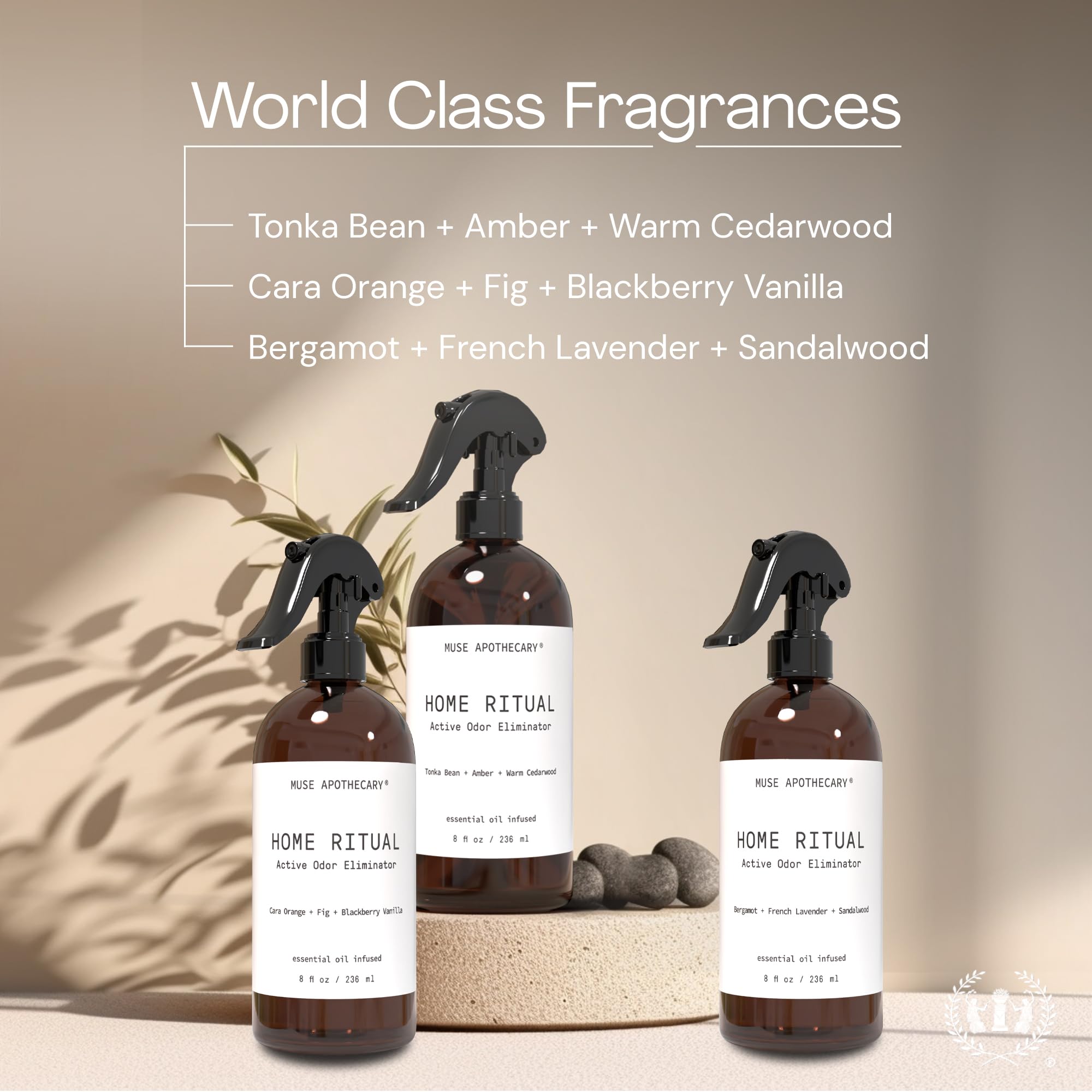 Muse Apothecary fabric odor neutralizer applied to upholstery.