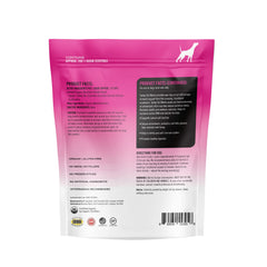Mushroom Matrix Turkey Tail powder with a scoop for easy pet dosing.