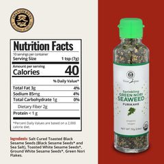 Muso From Japan furikake on a rice bowl highlights seaweed flavor