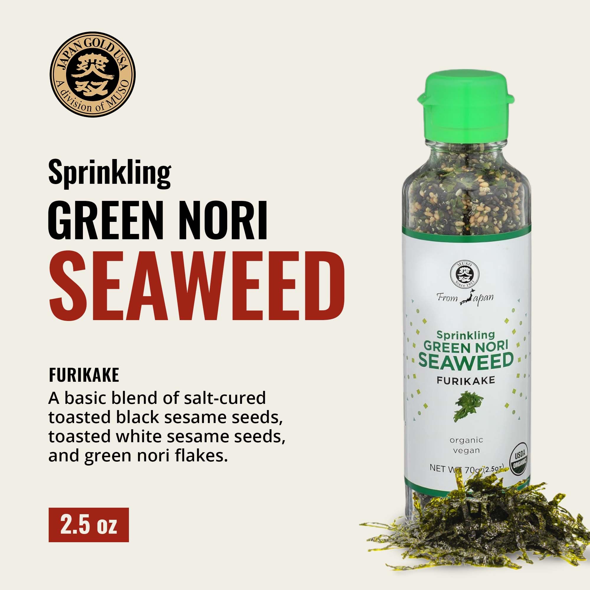 Muso From Japan furikake as sushi topping adds depth