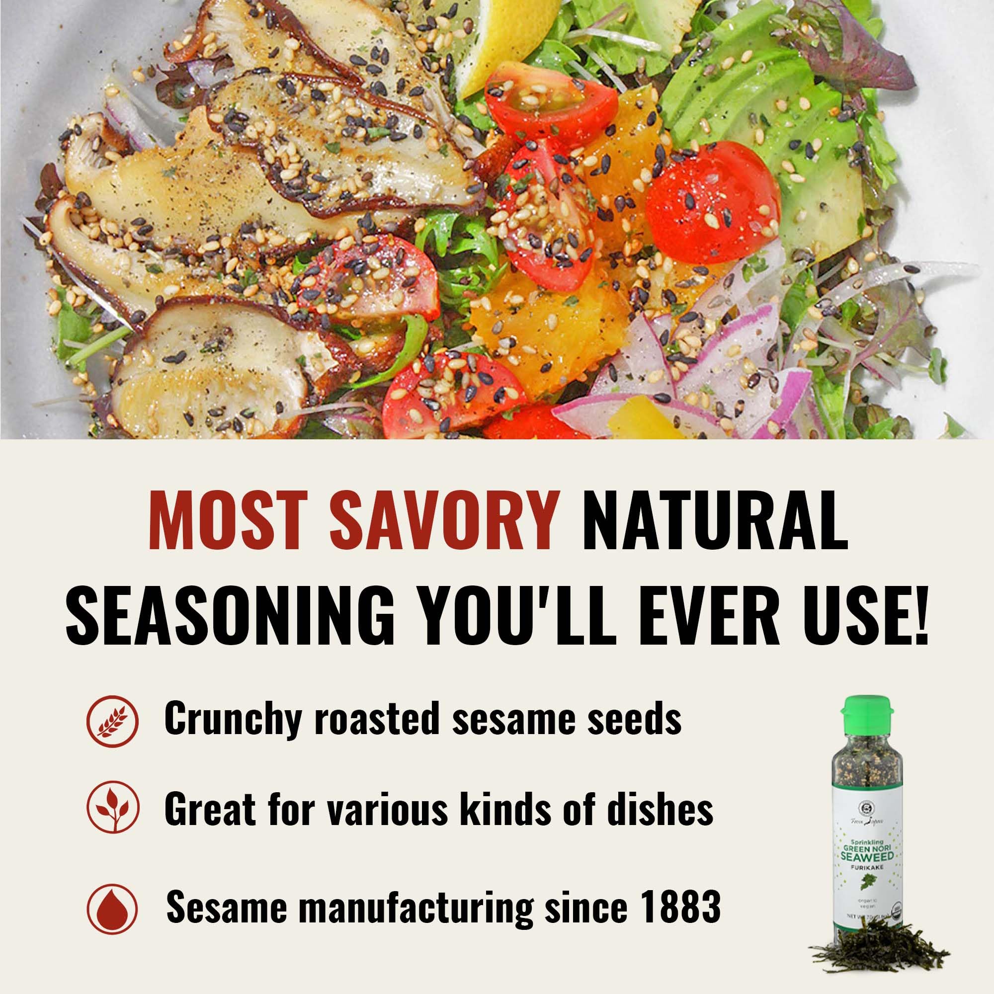 Muso From Japan organic vegan furikake no additives for clean flavor