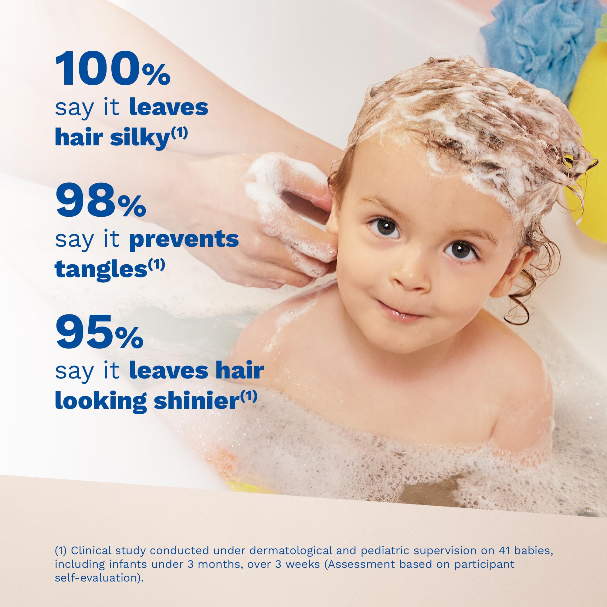 Mustela Avocado Perseose hydration shown on skin during bath time.