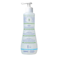 Mustela Baby Cleansing Water cotton wipe for gentle on-the-go cleansing.