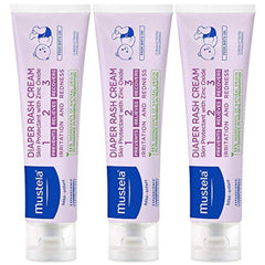 Mustela 123 packaging shows newborn friendly diaper rash cream