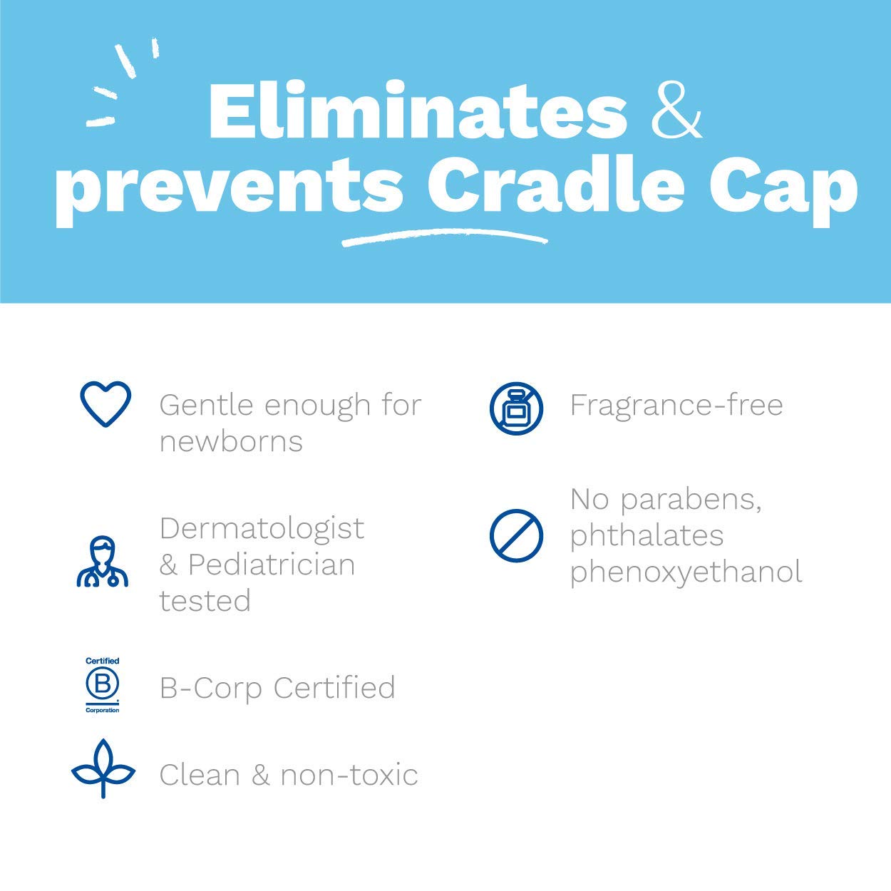 Product packaging highlights fragrance-free and dermatologist-tested.