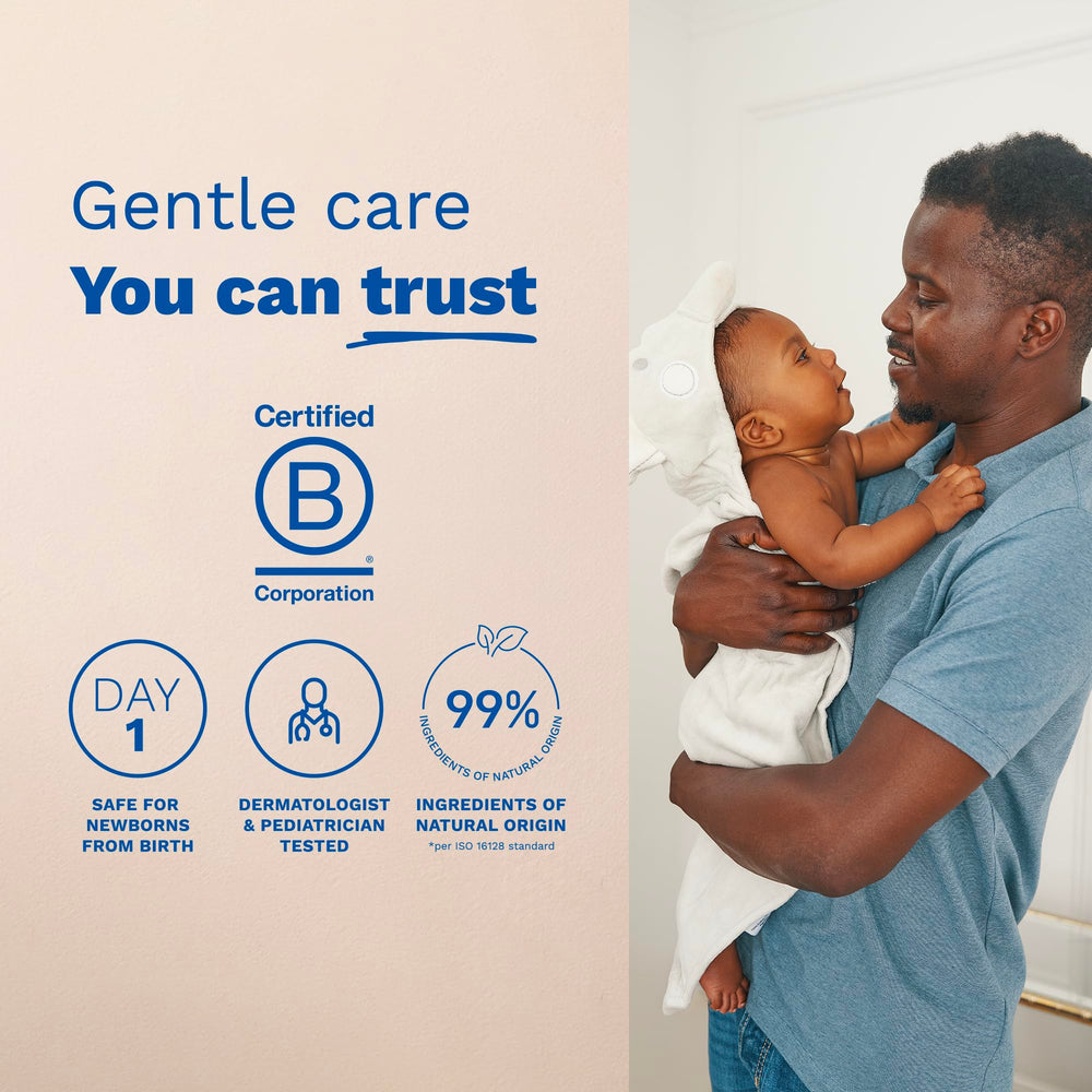 Mustela fragrance-free formula icon conveying mild baby-friendly skincare
