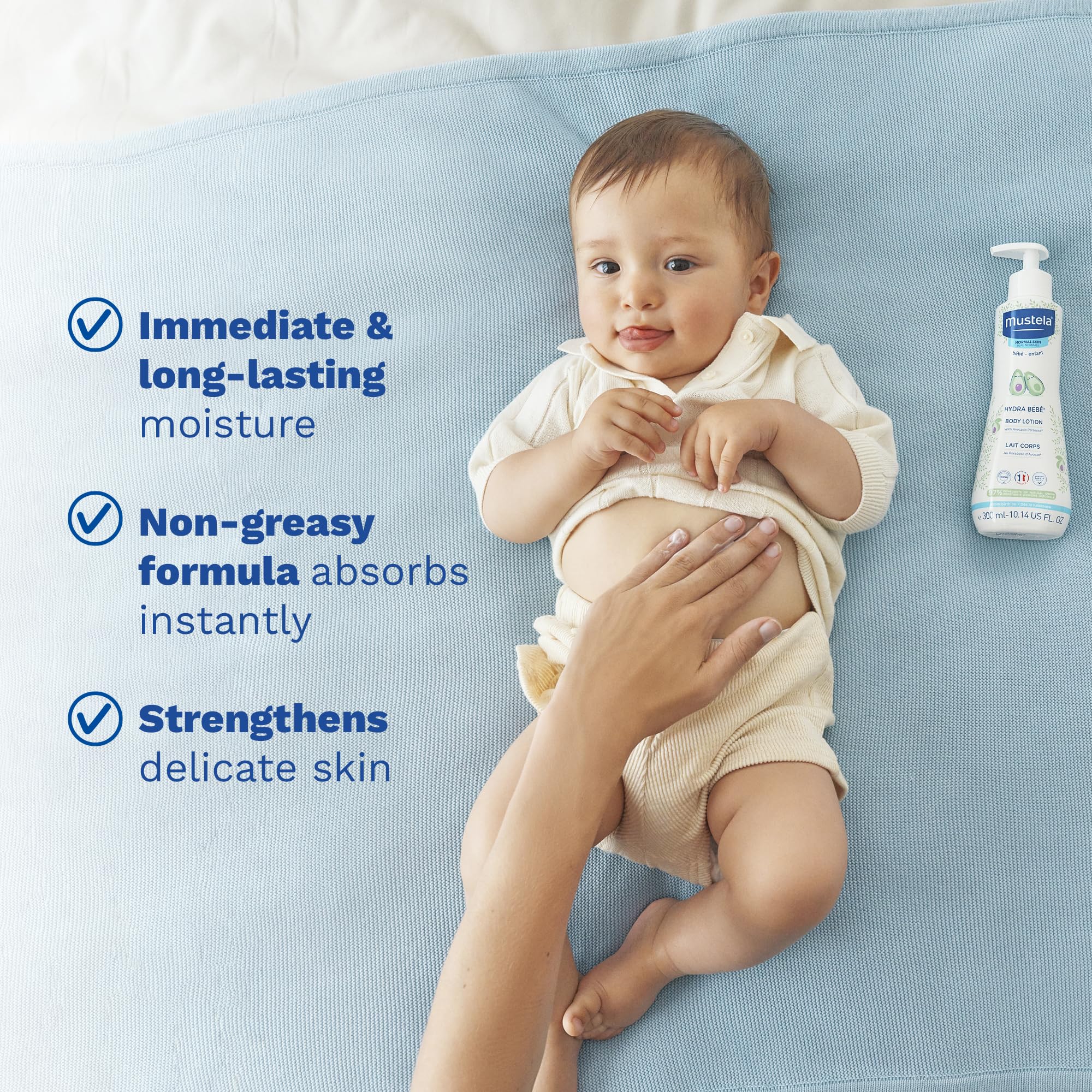 Mustela Hydra Bebe fragrance close-up evokes delicate scent