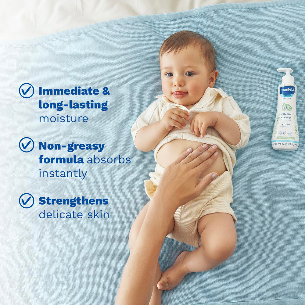 Mustela Hydra Bebe fragrance close-up evokes delicate scent