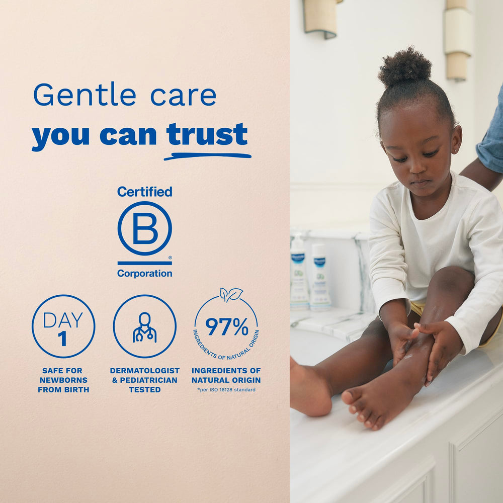 Mustela Hydra Bebe non-greasy cream leaves skin soft