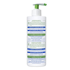 Mustela Liniment with extra virgin olive oil nourishes the diaper area during care.