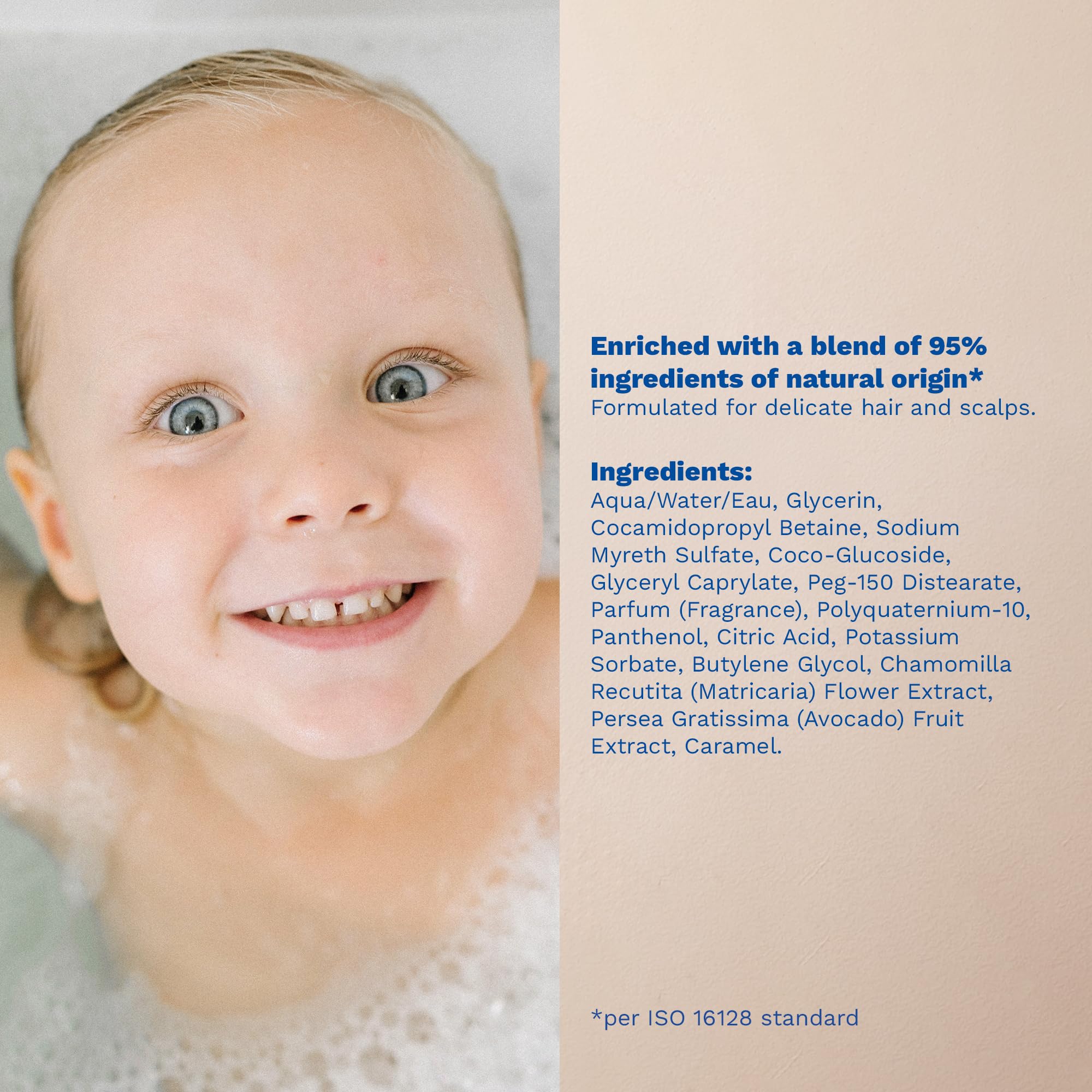 Mustela newborn-safe formula suitable for sensitive scalps.