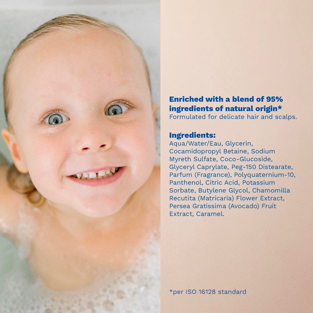 Mustela newborn-safe formula suitable for sensitive scalps.