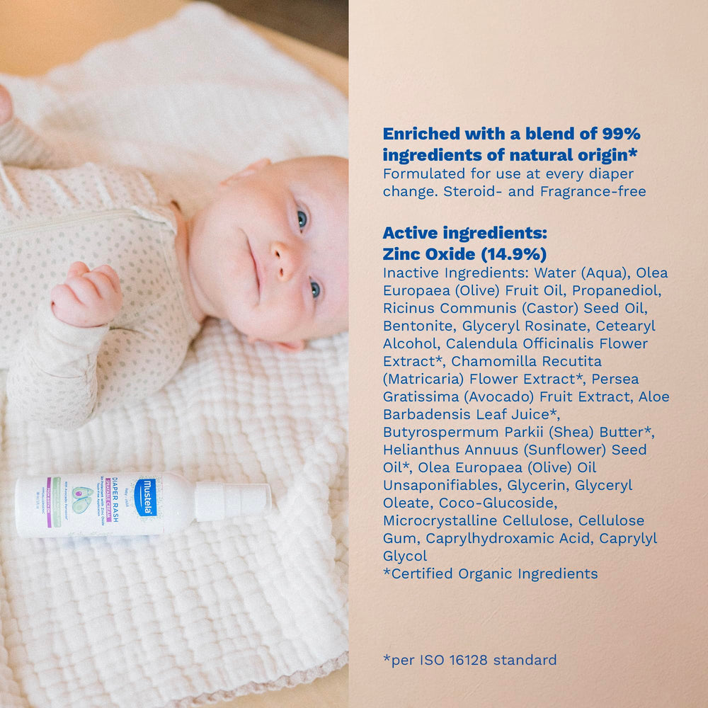 Mustela recyclable bottle image highlighting eco-friendly packaging