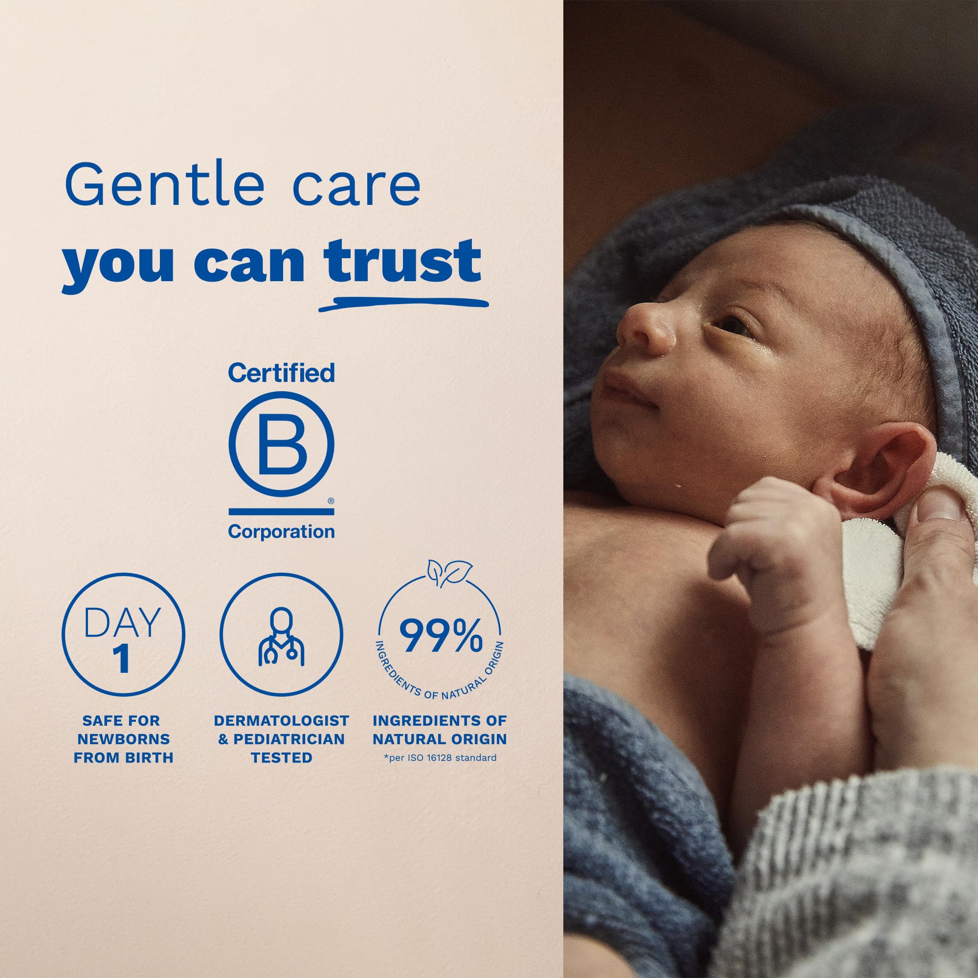 Mustela scalp-cleanse newborn foam—soft foam for quick cleanse of scalp flakes.
