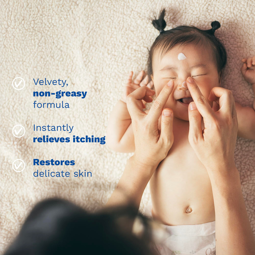 Mustela Stelatopia newborn-safe claim highlighted on packaging