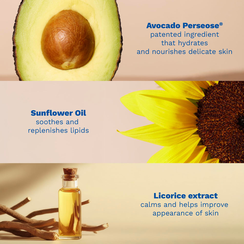 Mustela Stelatopia Sunflower Distillate detail emphasizes lipids replenishment