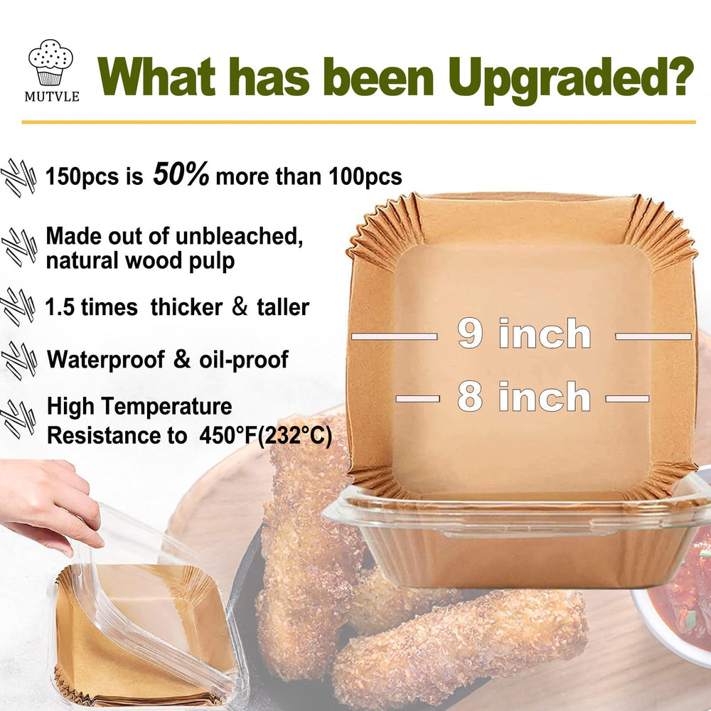 Mutvle vortex-plus 4qt liner designed for precise fit and reduced splatter.