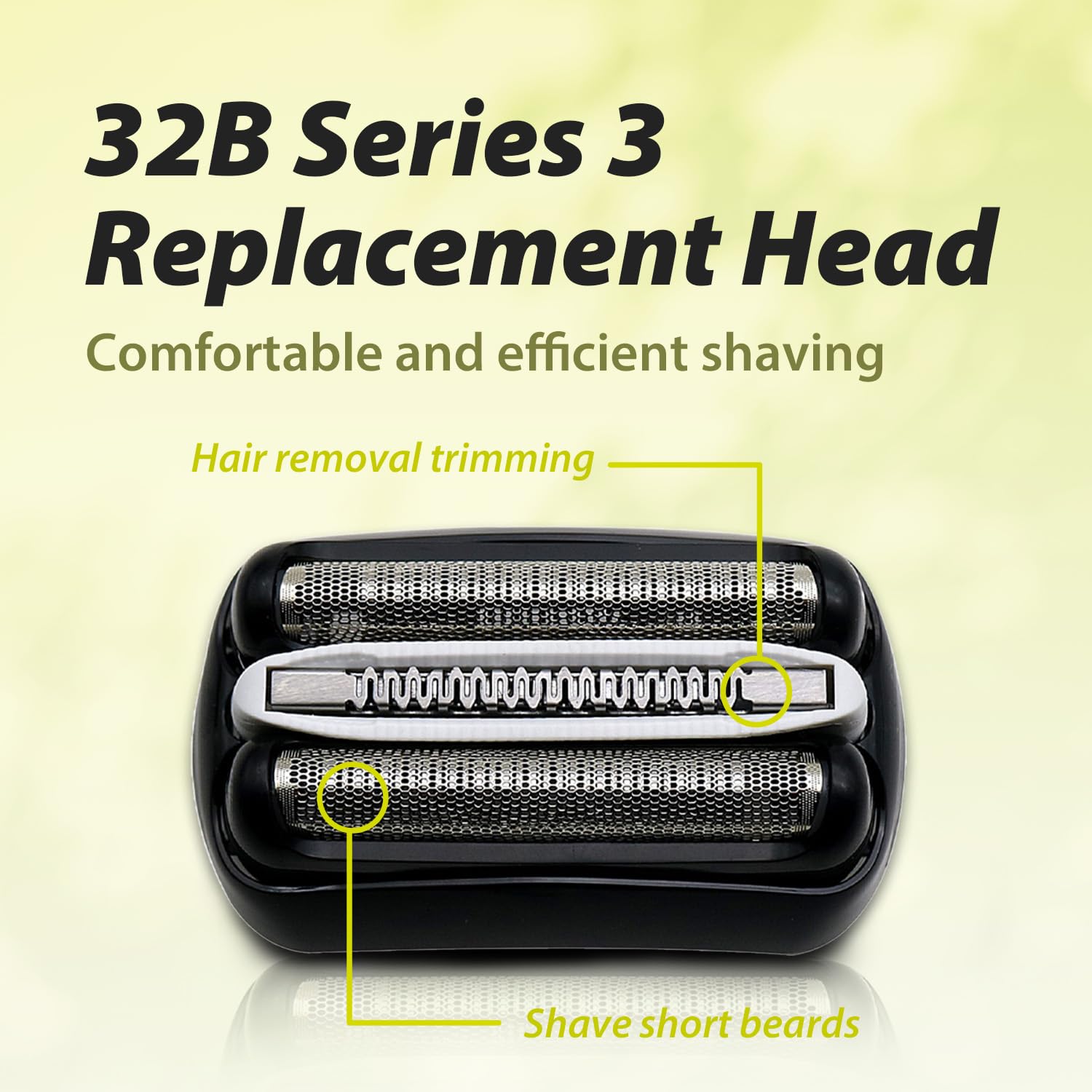 Muyfguo wet-dry compatibility head enables flexible shaving routines