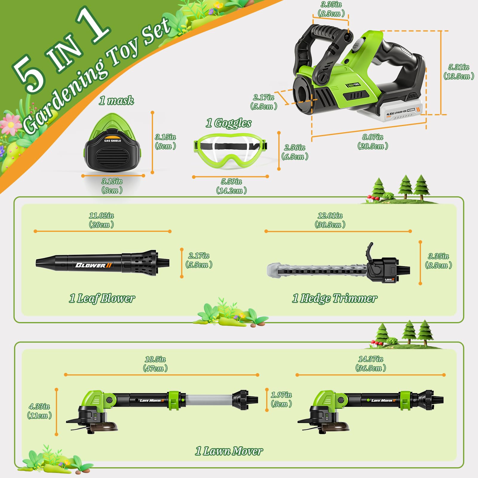 MUZREES interchangeable attachments build fine motor skills during setup