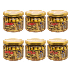 MW Polar Brisling Sardines in Olive Oil jar, ready-to-eat omega-3 goodness.