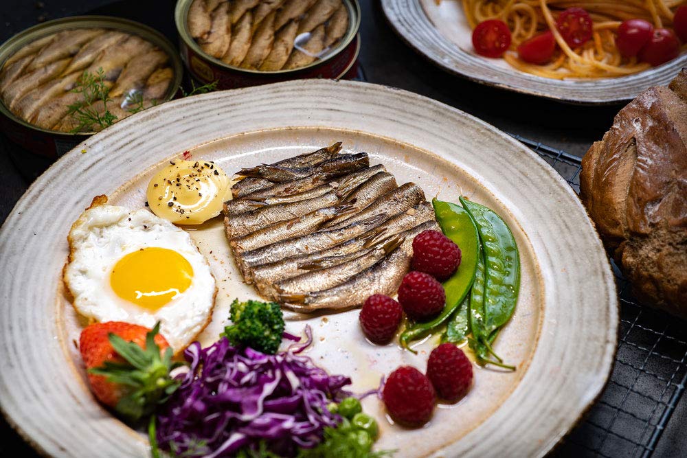 MW Polar Brisling Sardines in Olive Oil, tapas-ready starter for sharing.