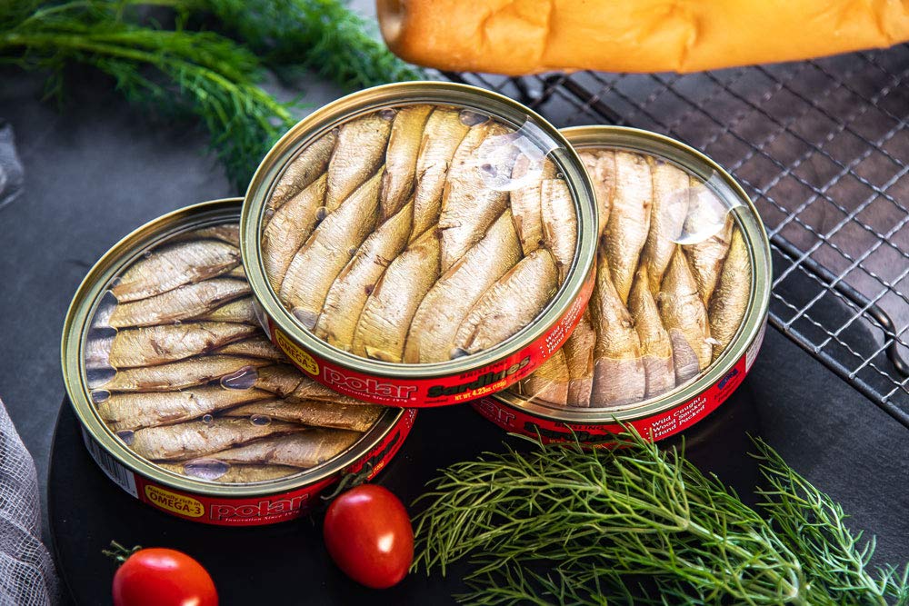 MW Polar Brisling Sardines in Olive Oil, perfect tapas or toast topping.