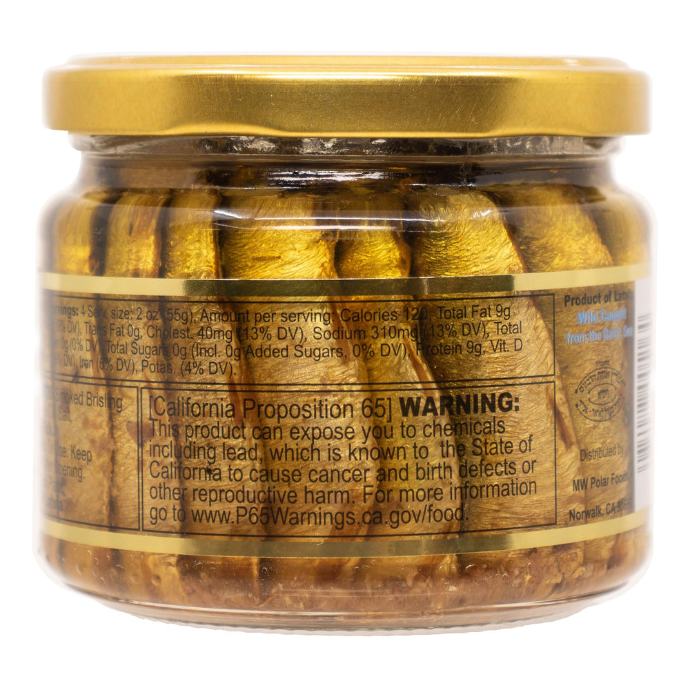 MW Polar Brisling Sardines with pasta or pizza, easy flavor boost.