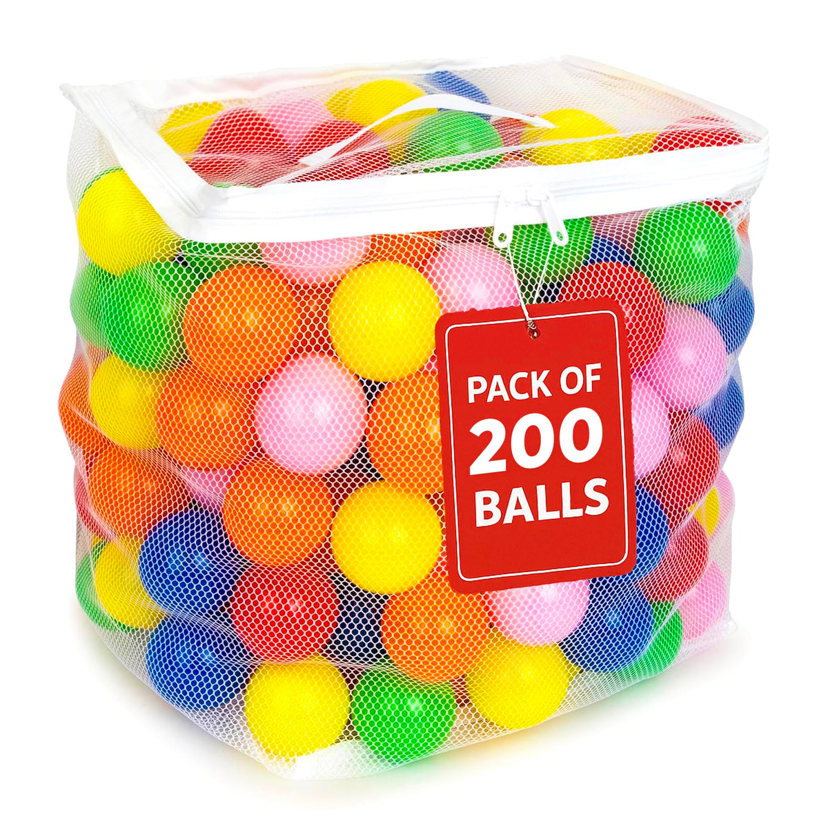 MW SPORTS ball pit balls in vibrant colors for engaging playtime and sensory exploration.