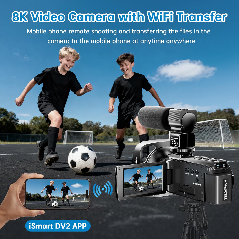 MWIRB adventure camcorder is ideal for travel, hiking, and daily vlogs