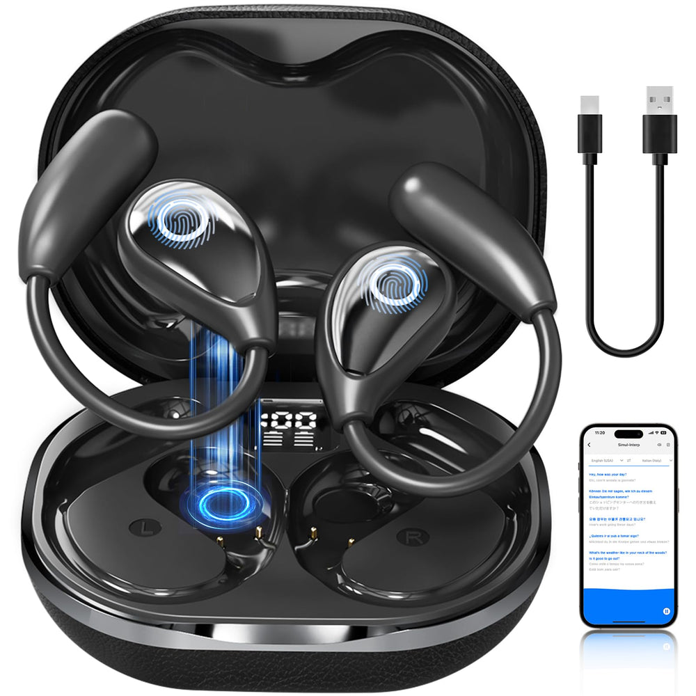 MWIRB AI Translation Earbuds real-time usage enables smooth multilingual communication.