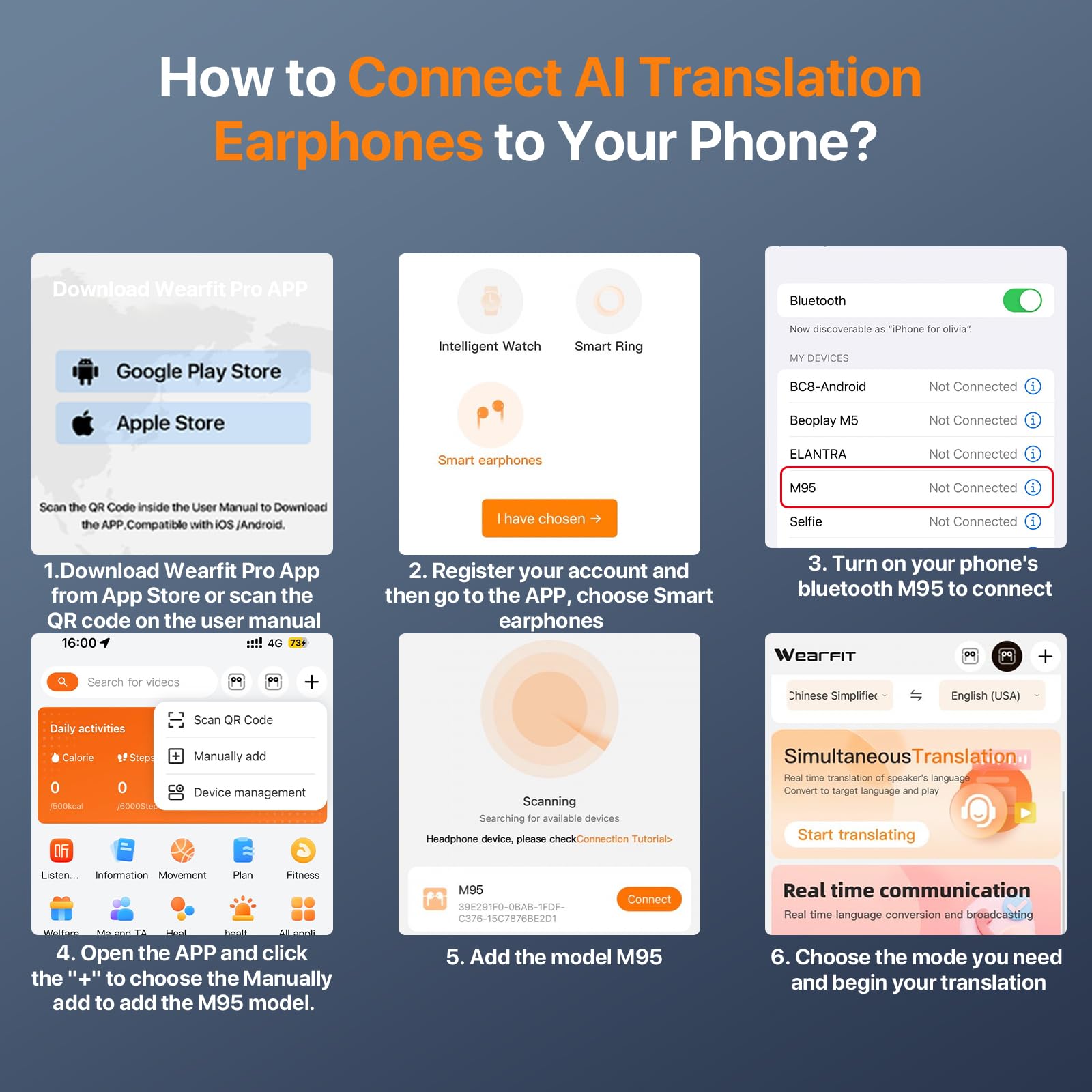 MWIRB translation earbuds support travel business and learning use cases.