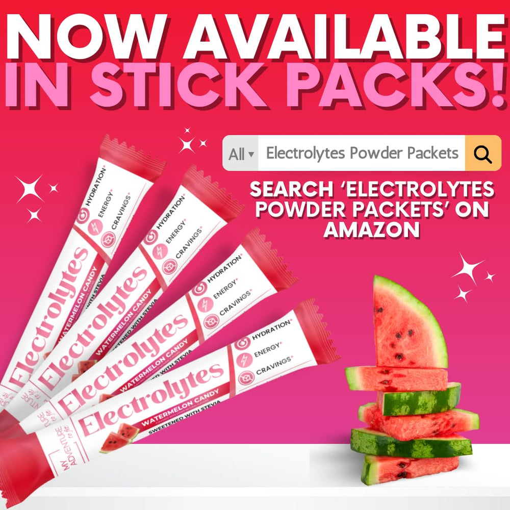 My Adventure to Fit Watermelon Electrolytes in gym bag for on-the-go hydration