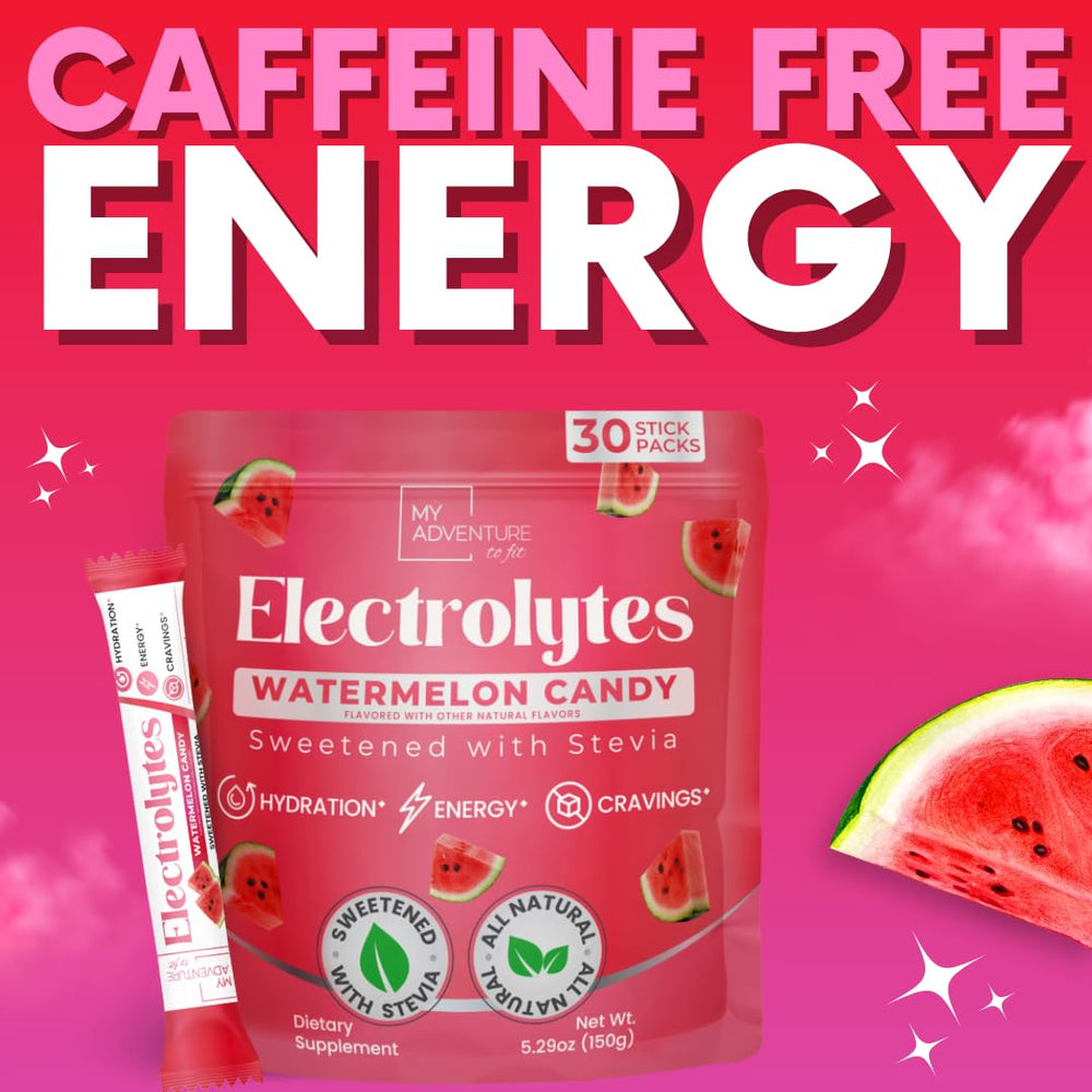 My Adventure to Fit Watermelon Electrolytes side view of the packet
