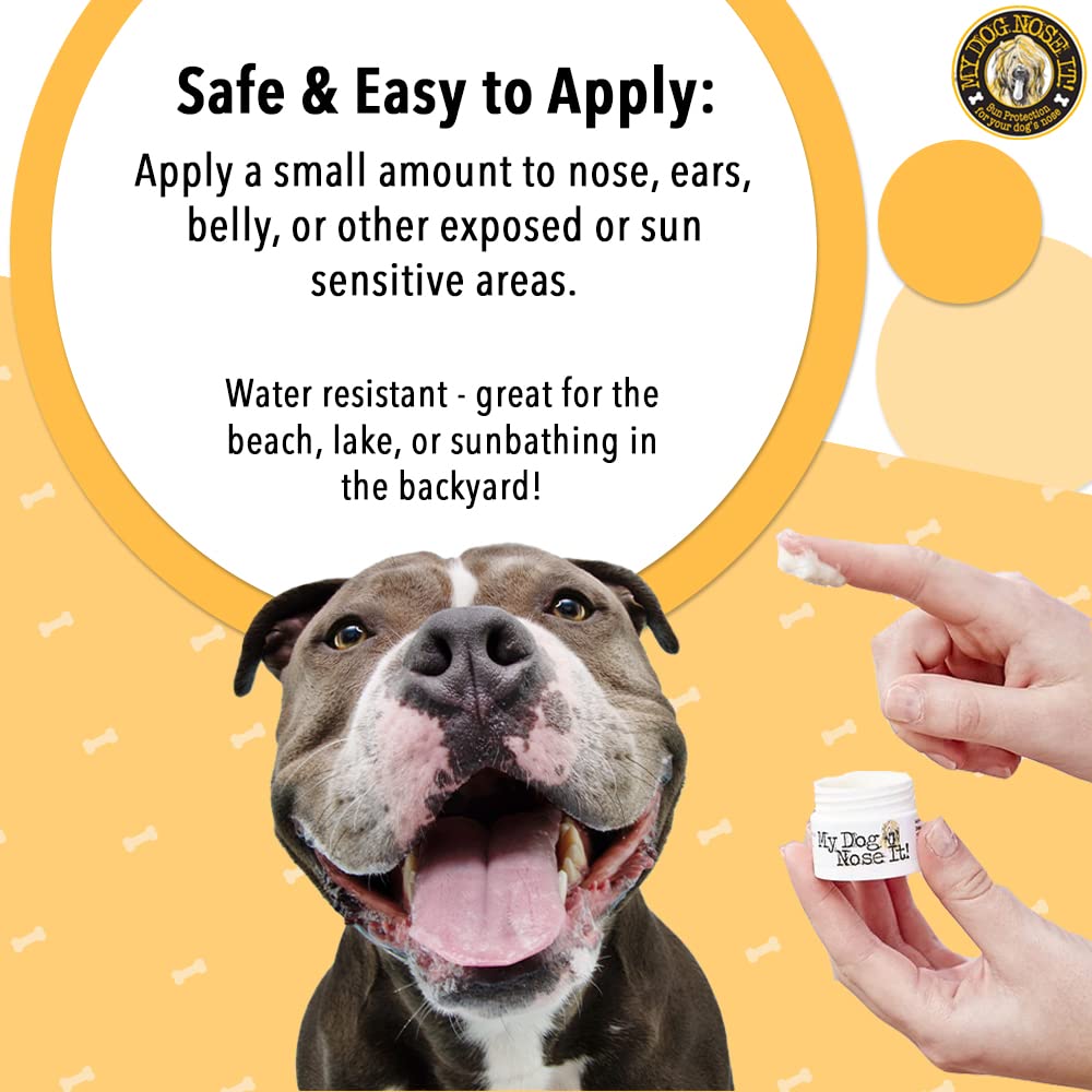 My Dog Nose It – ingrédients naturels et actifs hydratants pour le museau.