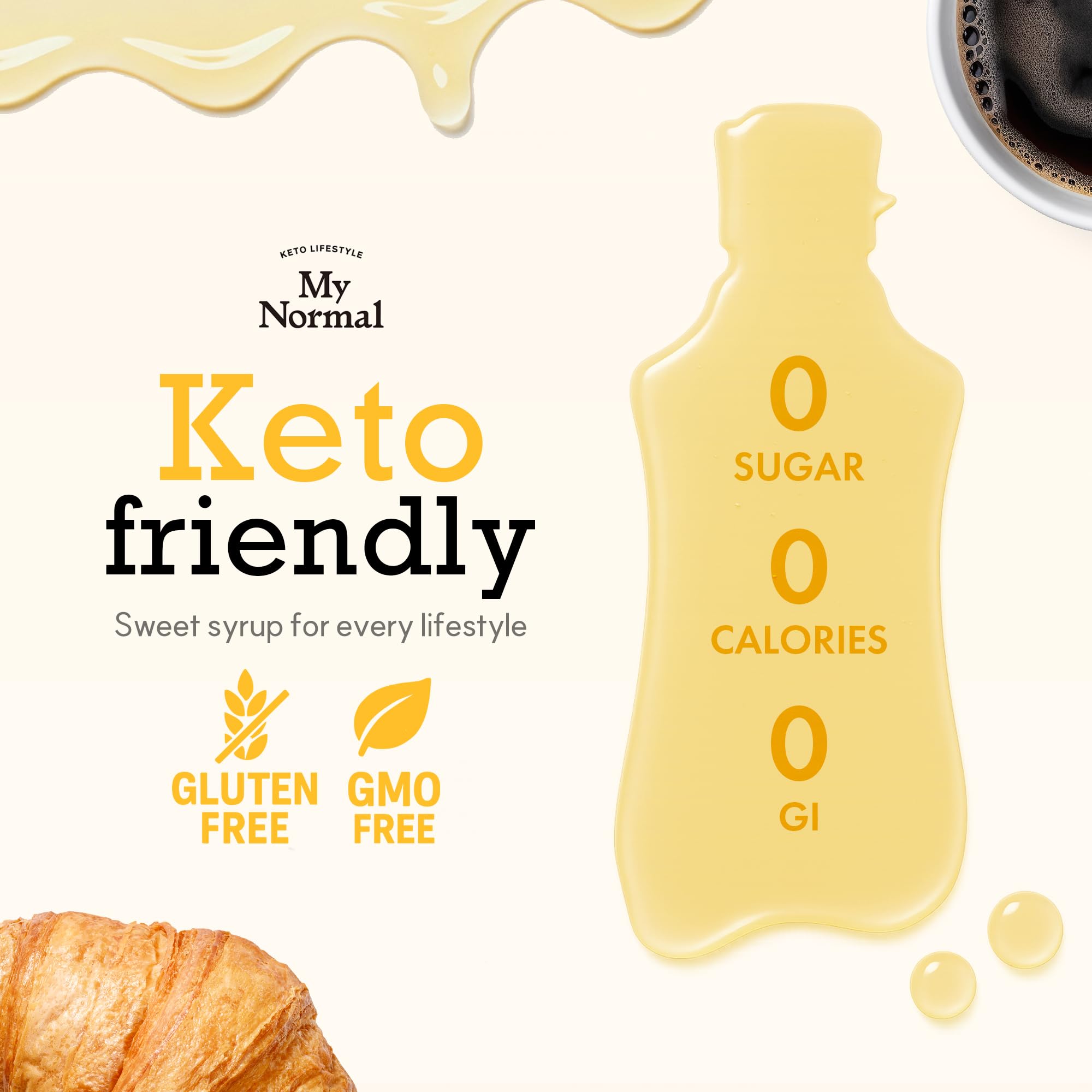 My Normal Allulose syrup in tea delivering clean sweetness without calories
