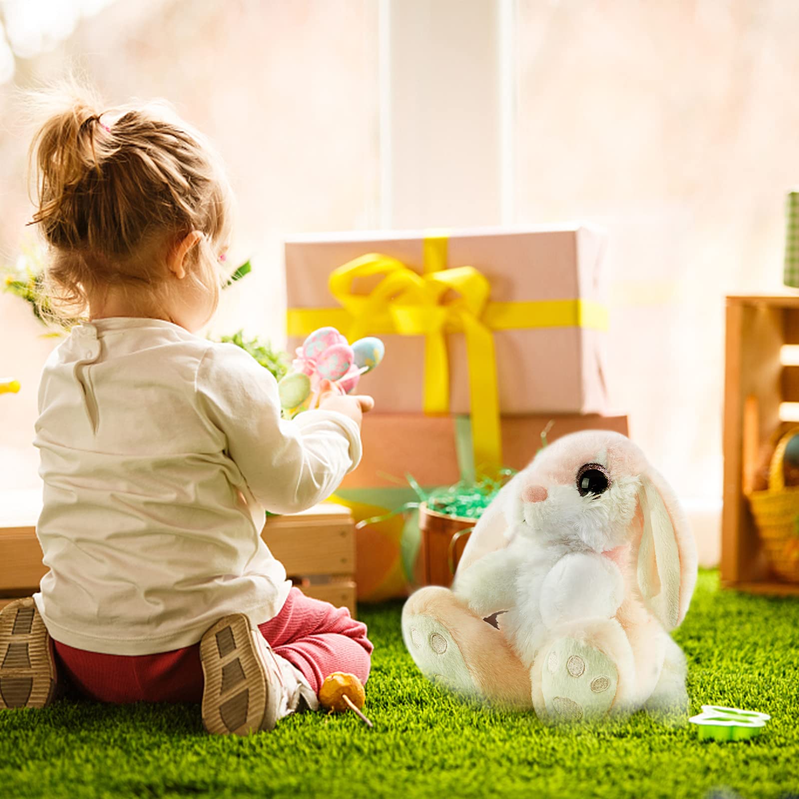 My OLi Easter Bunny 8.5in soft-plush for safe kid play.