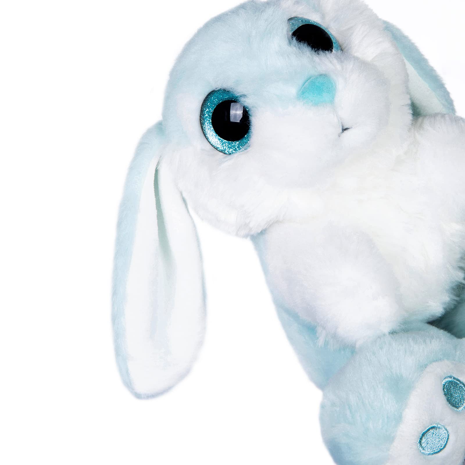 My OLi Easter Bunny as a bedtime companion with soft fur and friendly face.