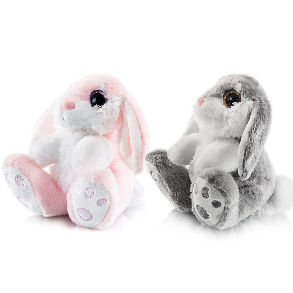 Two soft My OLi bunnies for sharing and bedtime.